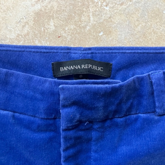 Banana Republic Fine Corduroy Ryan Pants – Blue, Size 8 - Picture 8 of 10
